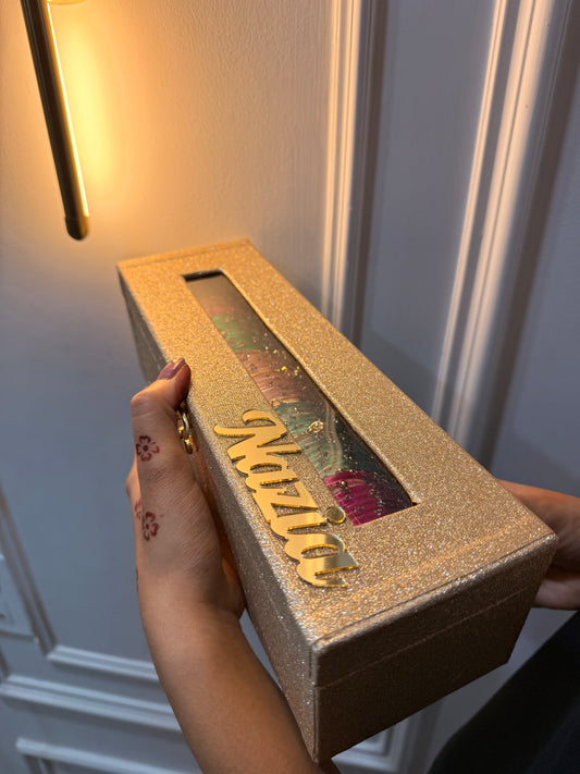 Matching Jhumka + Bangle box(Limited edition)