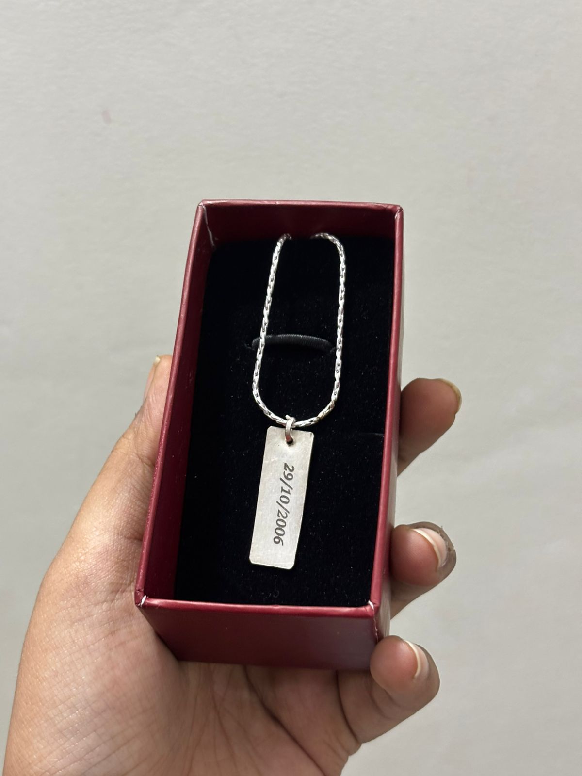 Silver(Chandi) Customised Pendant