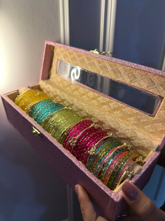 Set of Raindrop Bangles