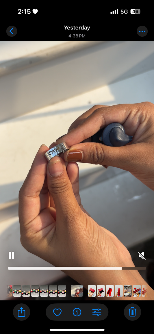 Customized Shinchan Kinder Joy with Ring