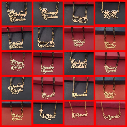 Customised Couple Name Pendant