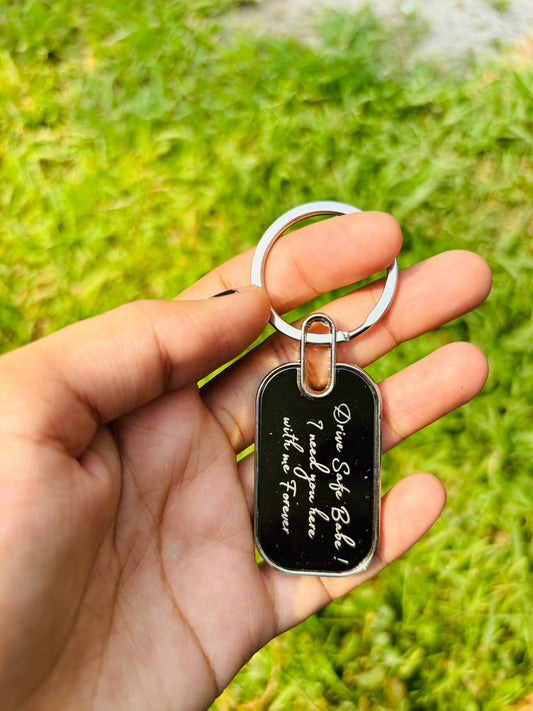 Personalised Glossy Keychain
