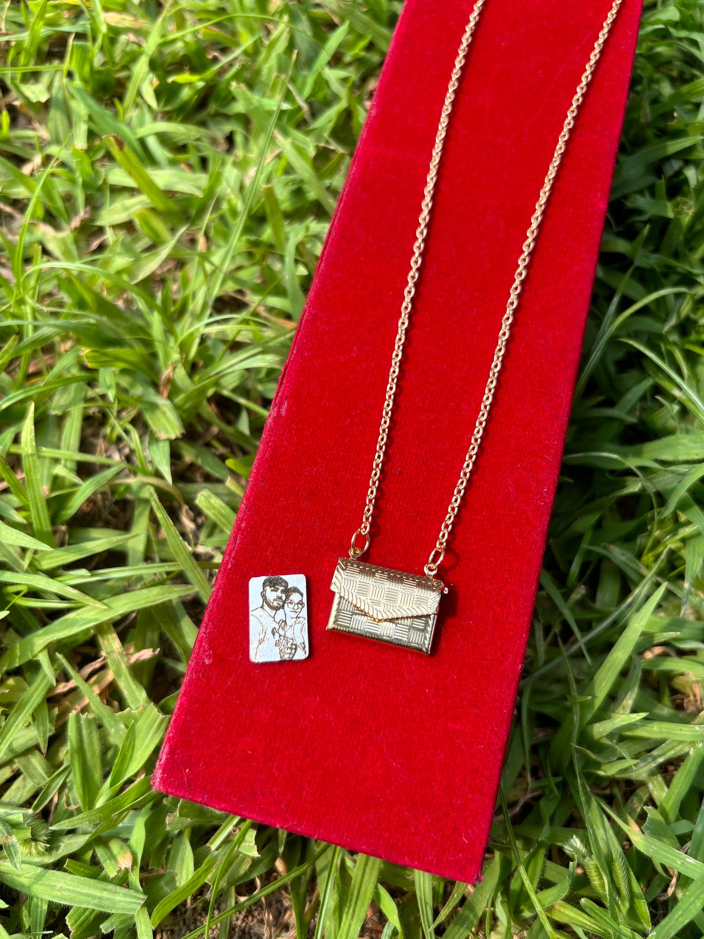 Envelope Photo Pendant