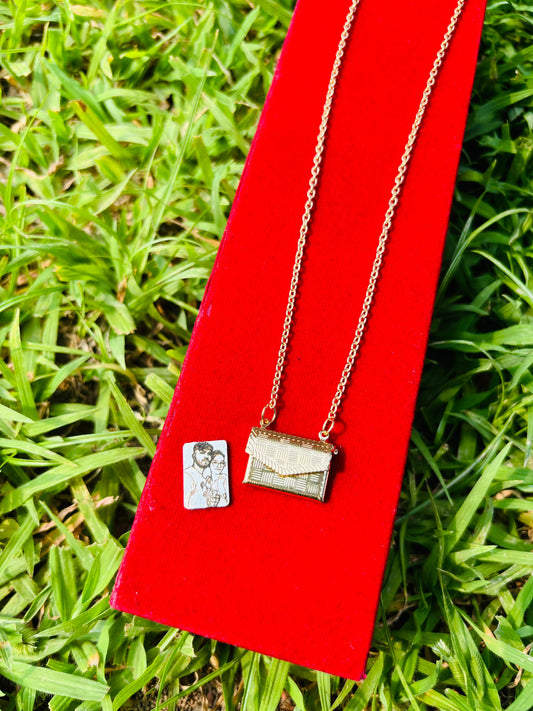 Envelope Photo Pendant