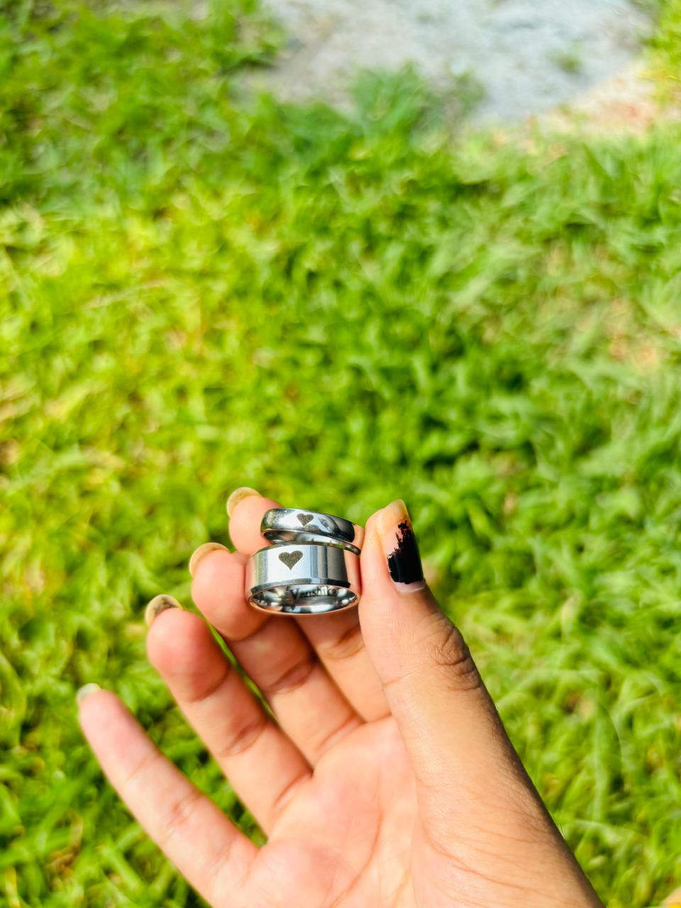 Personalized Couples Ring (set of two)