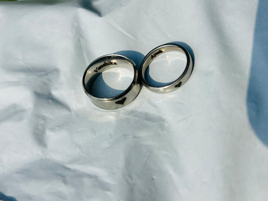 Personalized Couples Ring (set of two)
