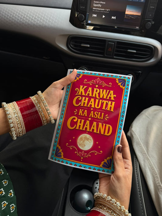 Jugmug Light Jhumka + Karwa Chauth Card🌕