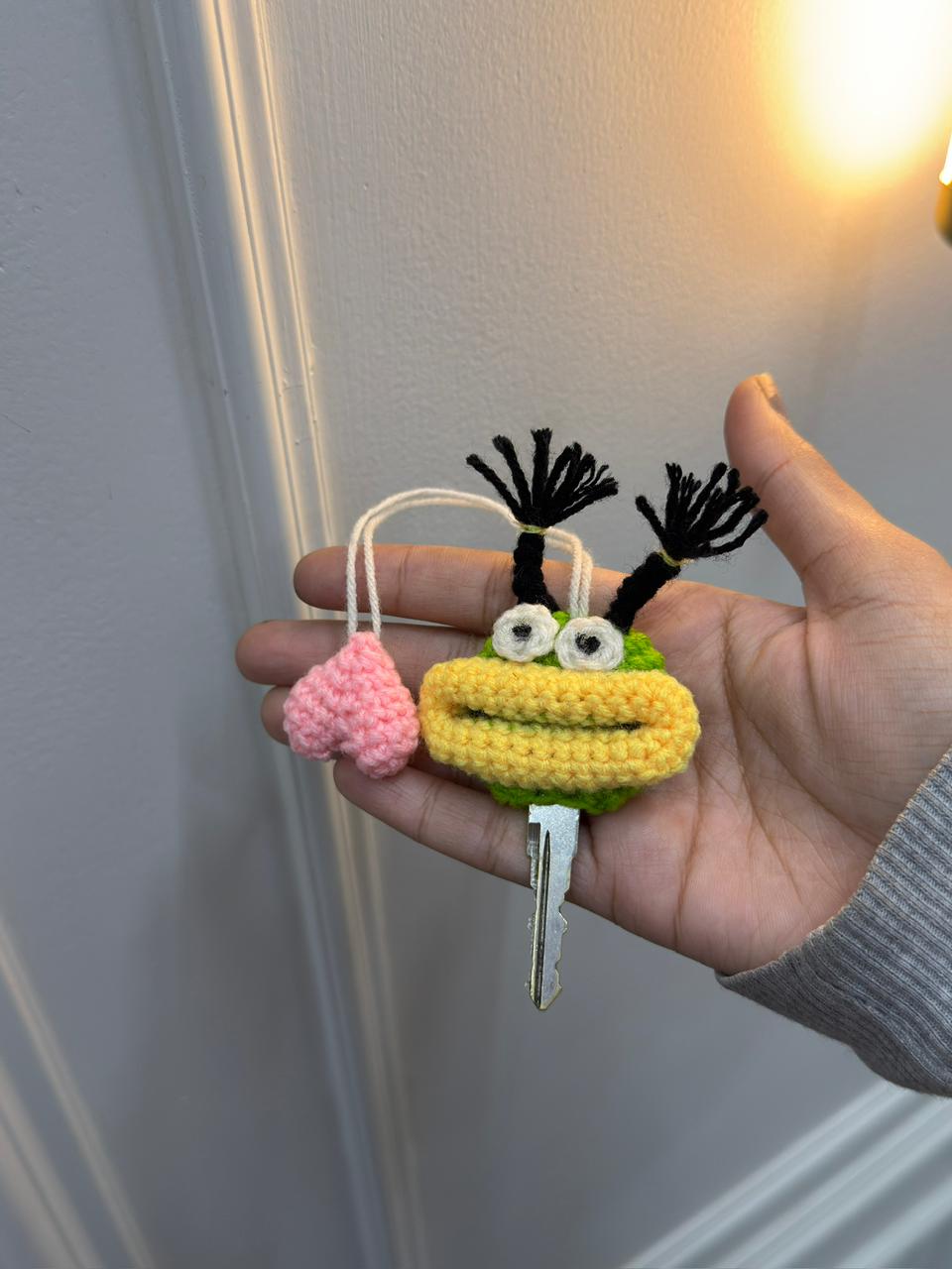 Crochet Frog Keychain 💚