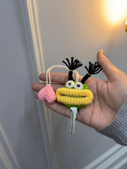 Crochet Frog Keychain 💚