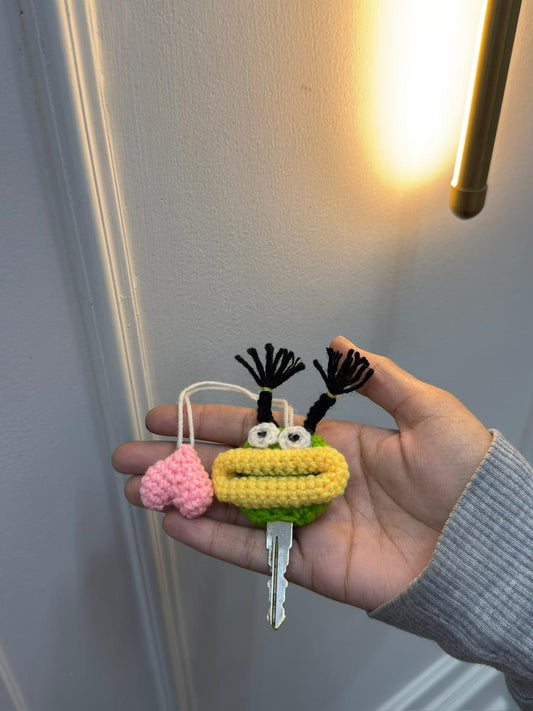 Crochet Frog Keychain 💚