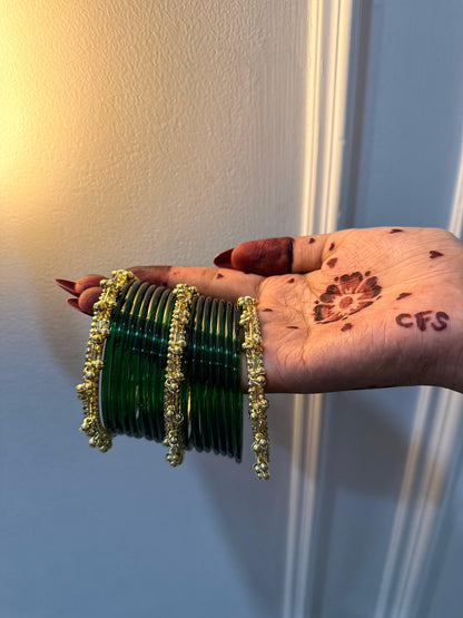 Minimal Green Bangles with Heavy Ghungroo