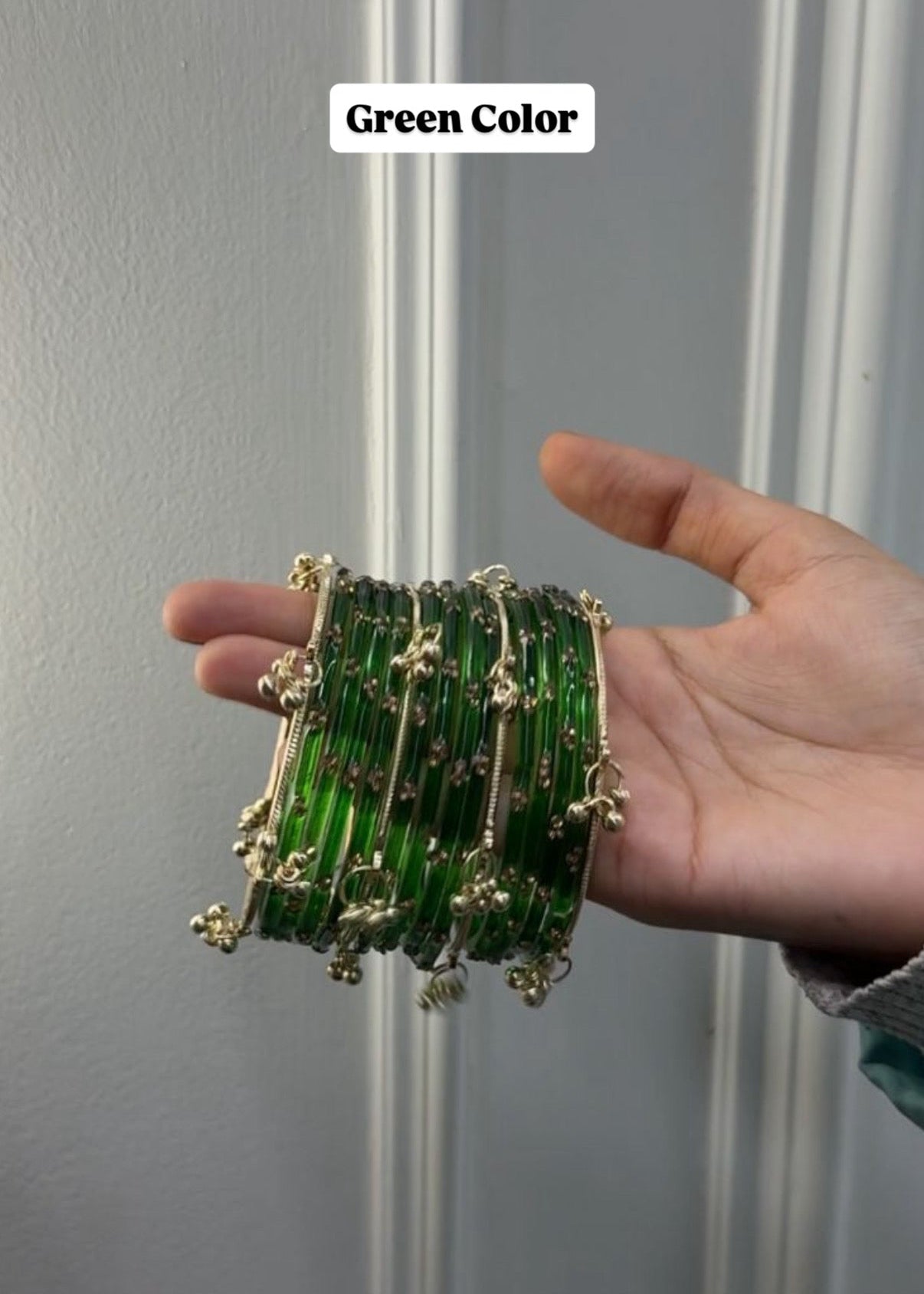 12 Bangles Set With Ghungroo Bangles