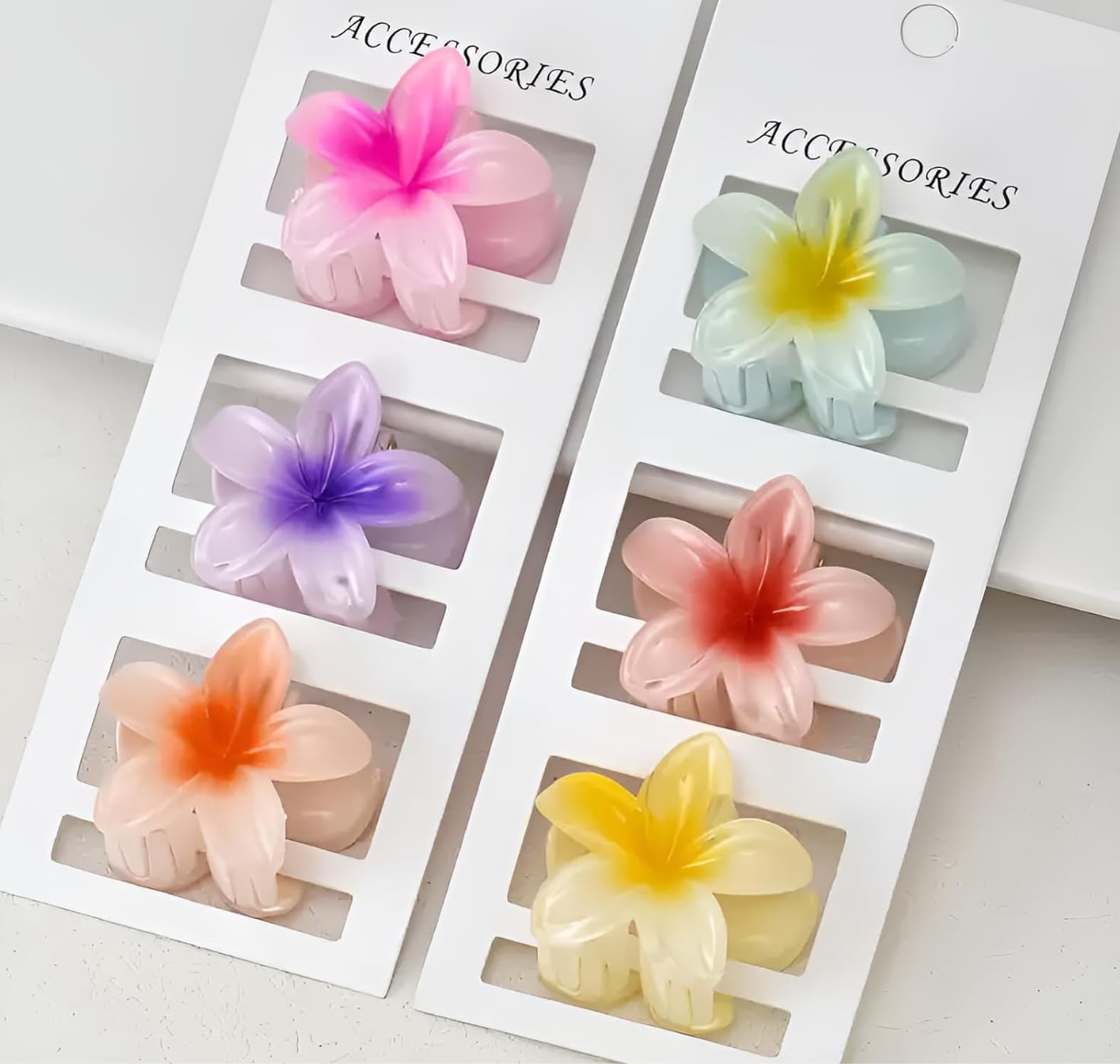 Daisy Claw Clip (set of 6)