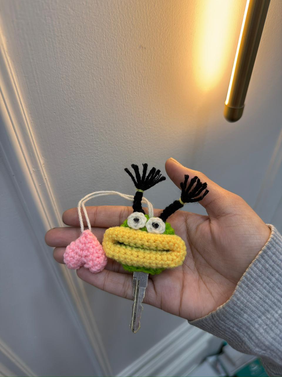 Crochet Frog Keychain 💚