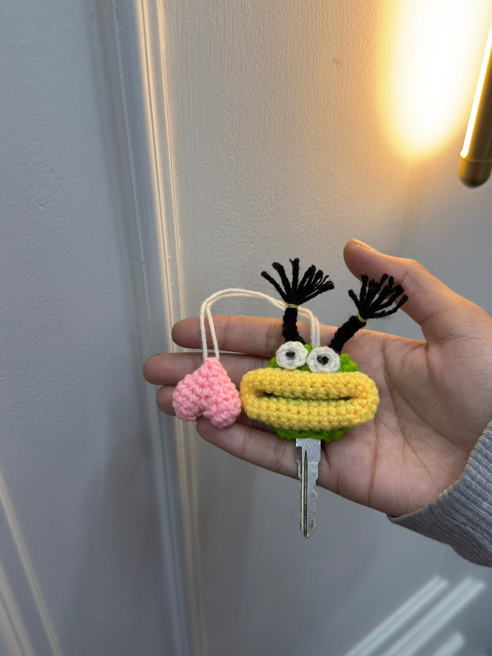 Crochet Frog Keychain 💚