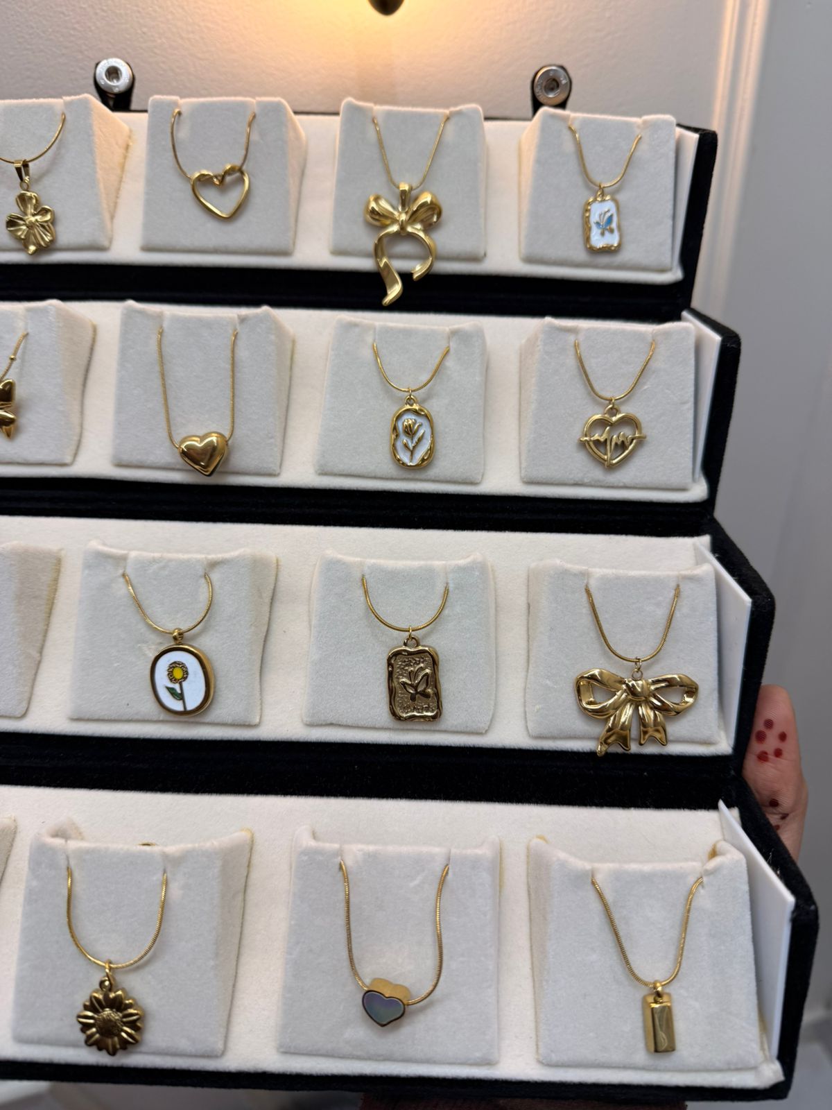 16 Anti Tarnish Pendants with Box