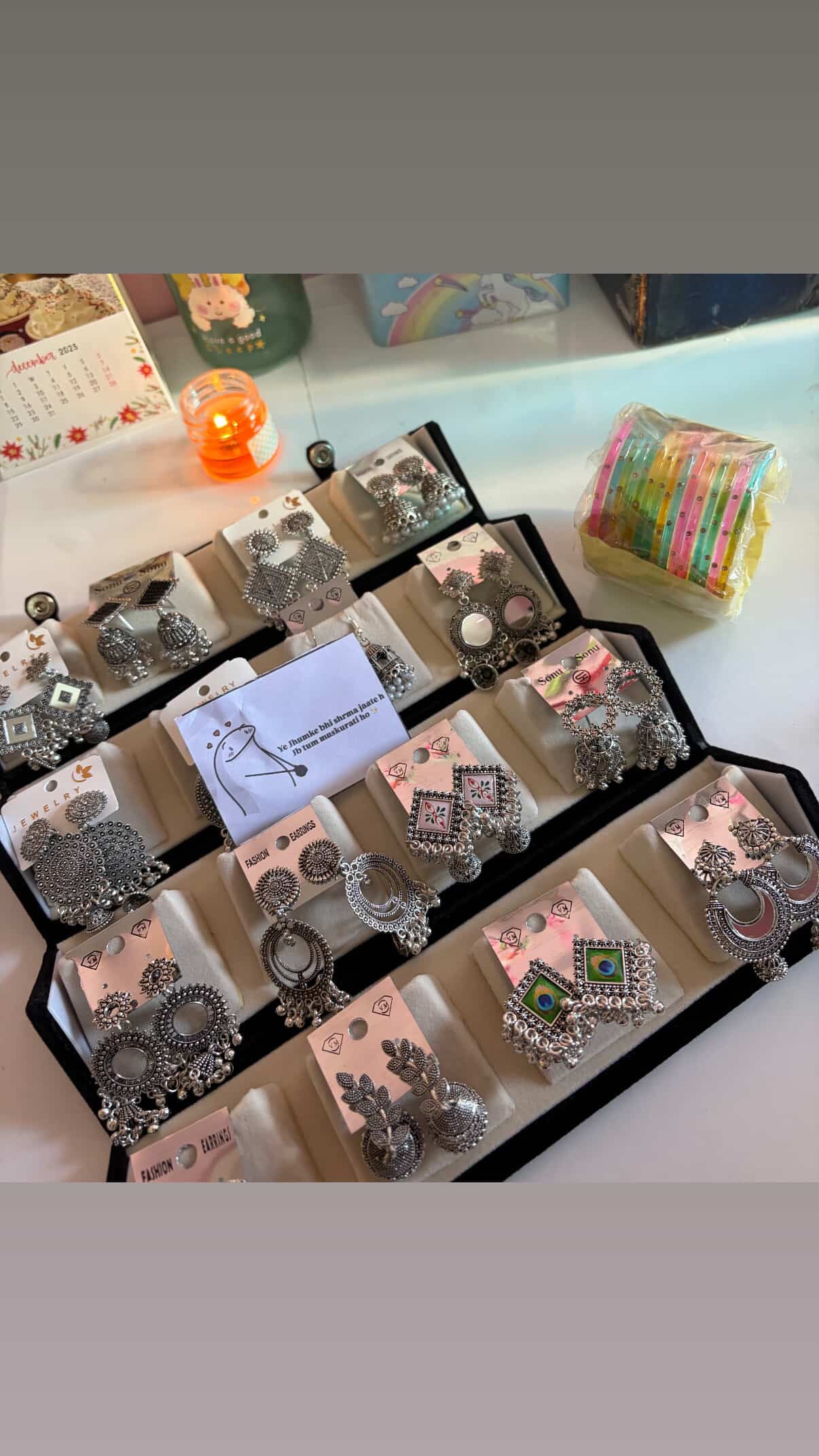 Viral 16 pair Jhumka with Box 🎁