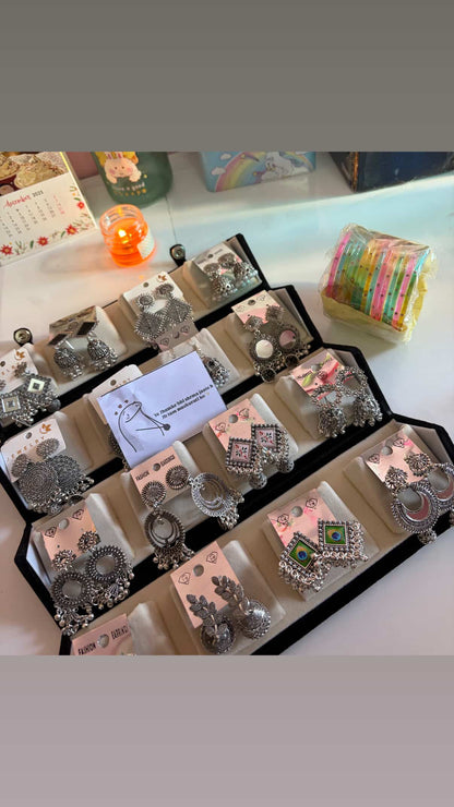 Viral 16 pair Jhumka with Box 🎁