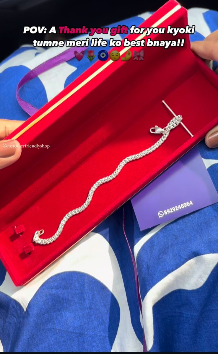 Pure Silver Chain Bracelet