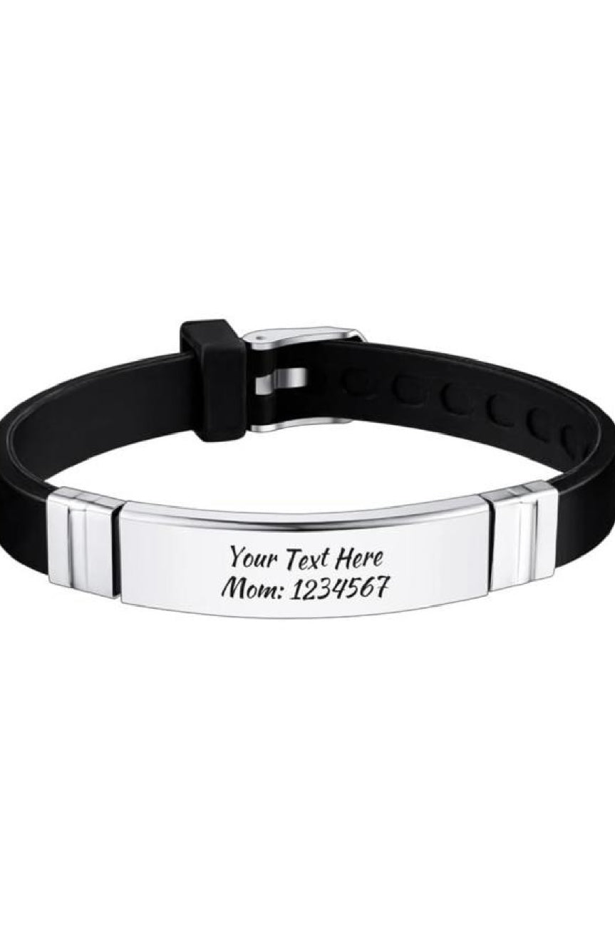 Customized Black Classy Bracelet