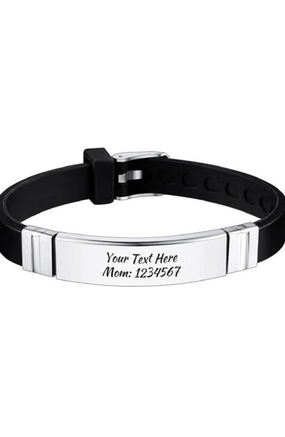 Customized Black Classy Bracelet