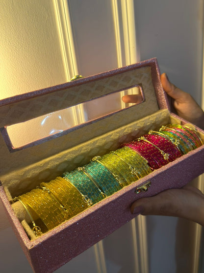 Set of Raindrop Bangles