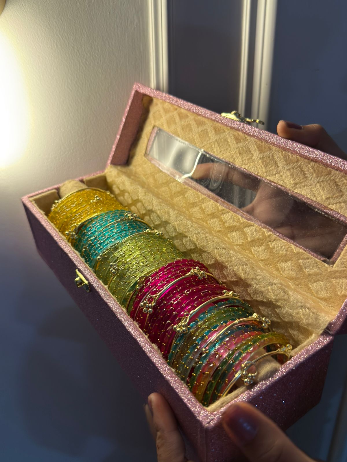 Set of Raindrop Bangles