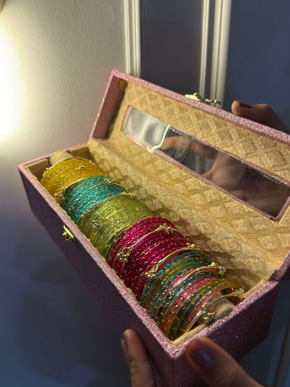 Set of Raindrop Bangles