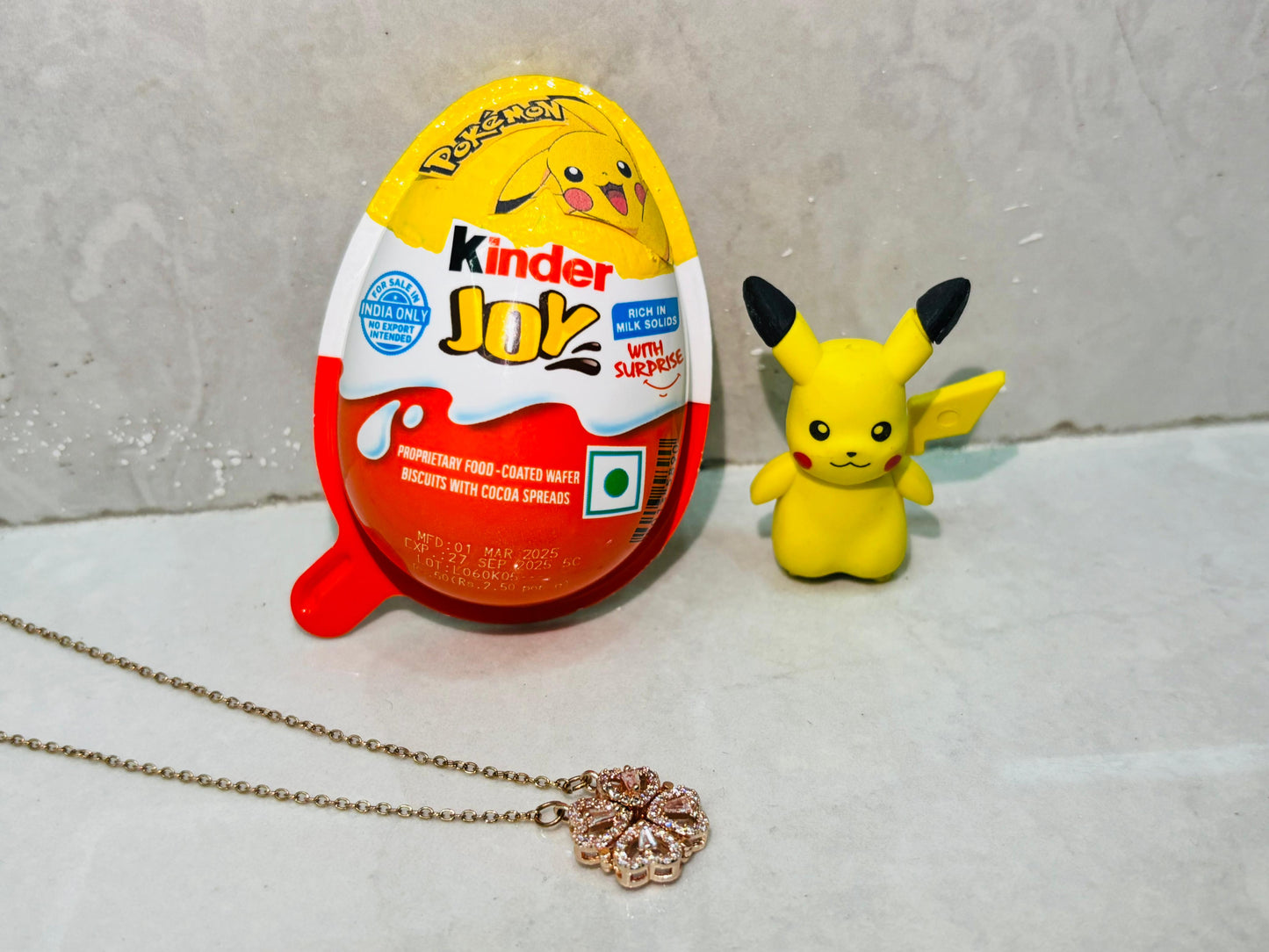 Customized Pokemon Kinder Joy with Trendy Necklace