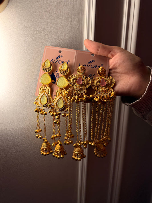 Set of 2 Kashmiri Jhumka💛