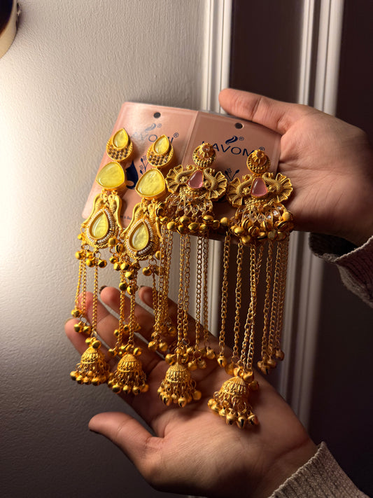 Set of 2 Kashmiri Jhumka💛
