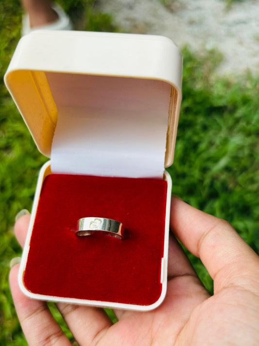 Original Silver(Chandi) Adjustable Photo Ring