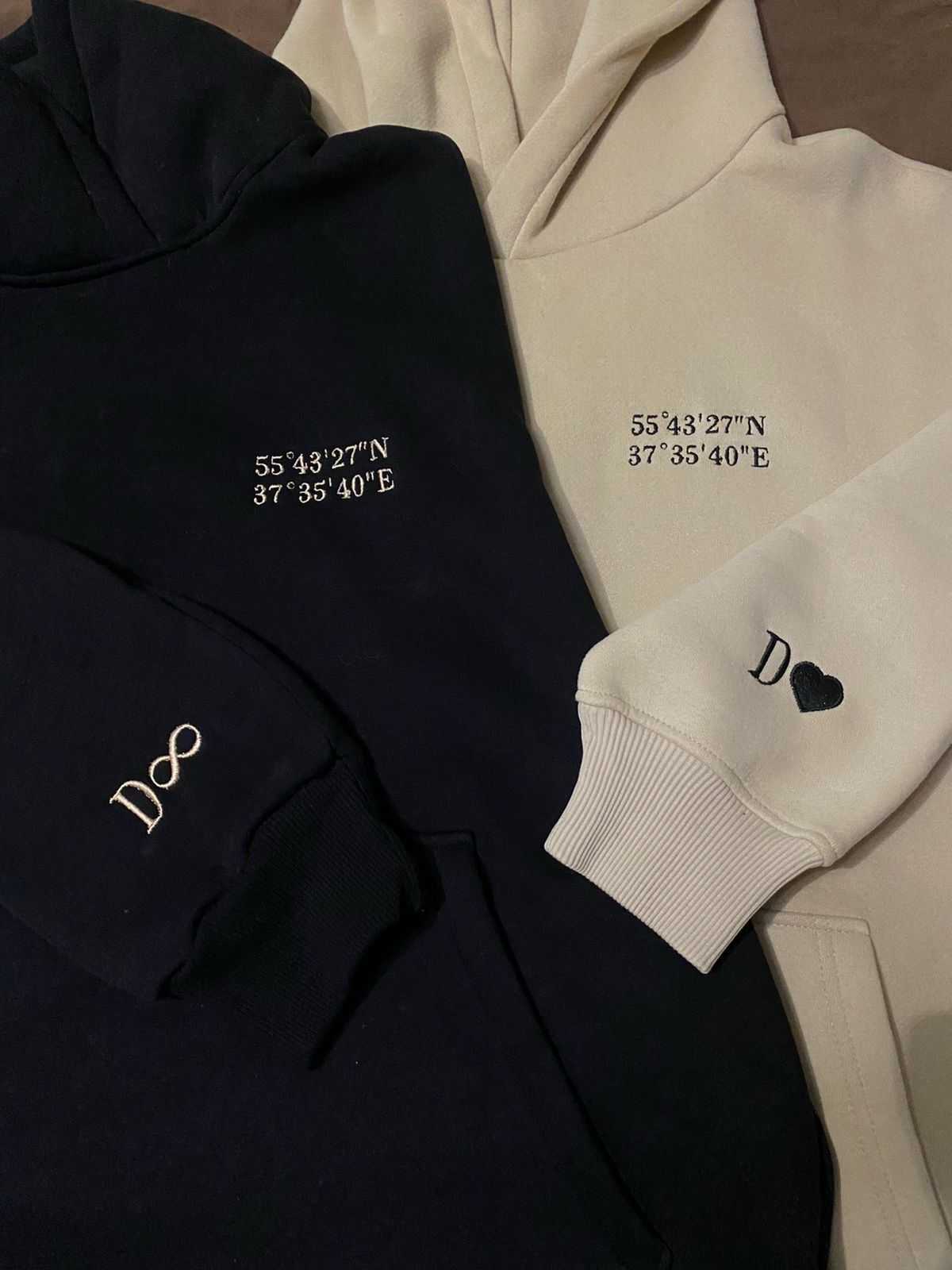 Customised Hoodie for Couple Set of 2