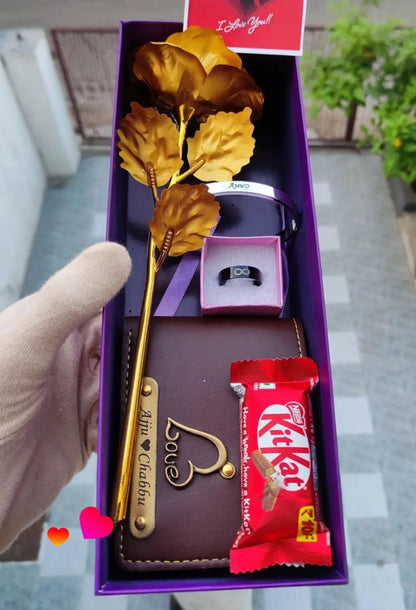 Personalized Rose Hamper