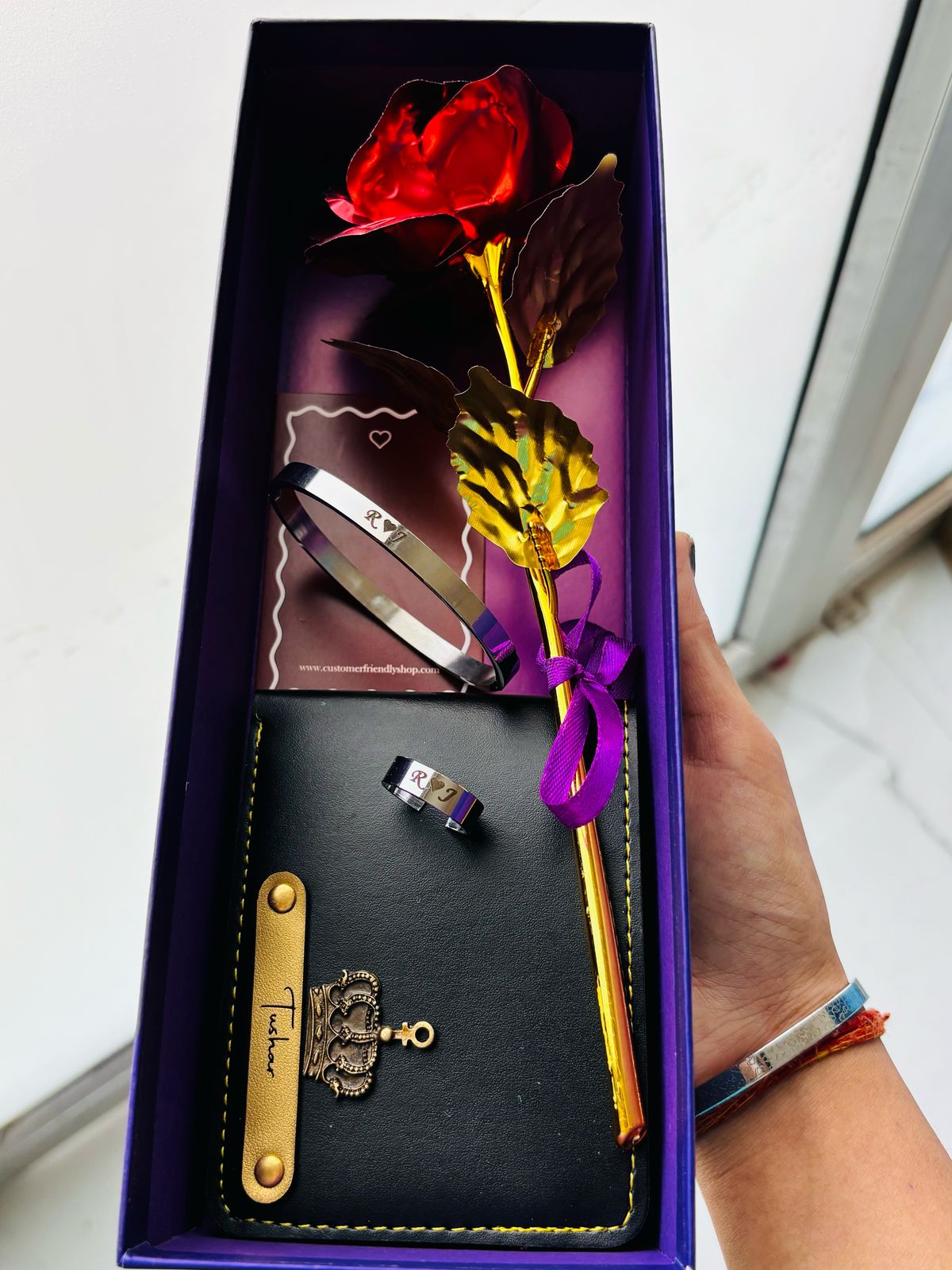 Personalized Rose Hamper