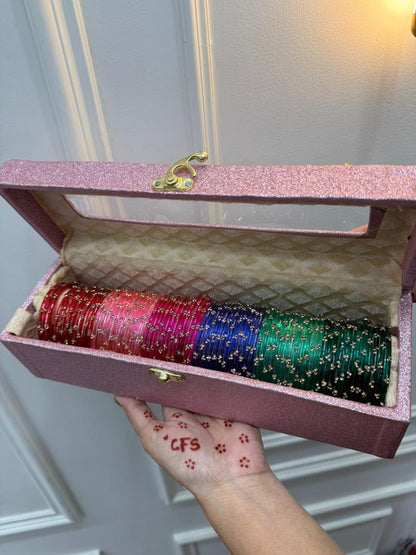 72 Bangles Set with Name Box 🩷