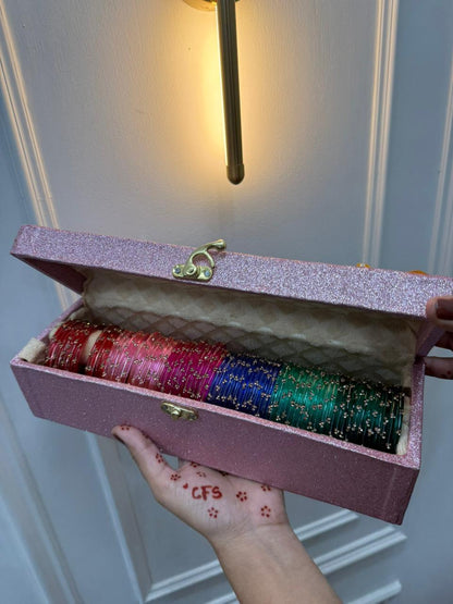 72 Bangles Set with Name Box 🩷