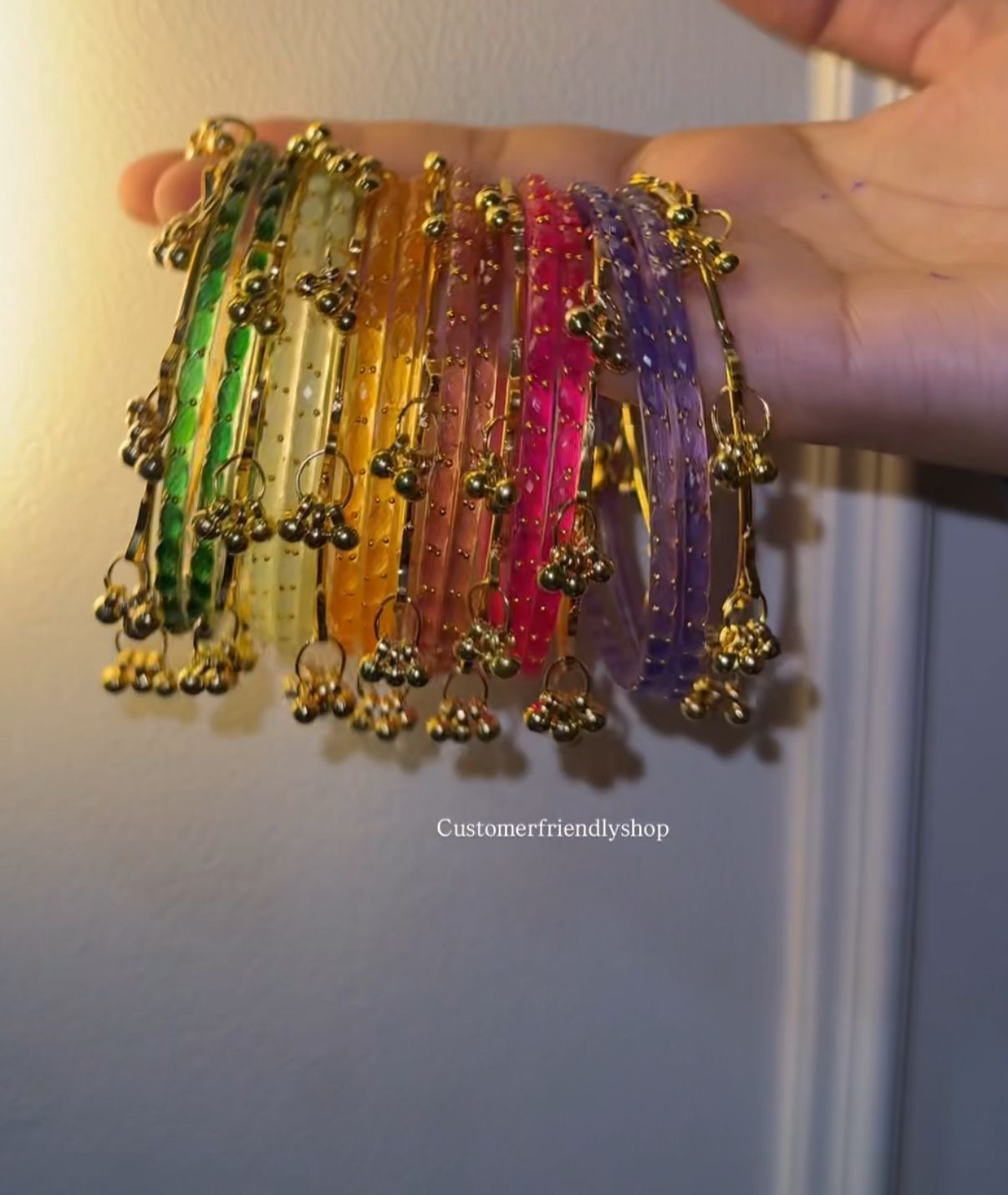 Mix Colored Raindrop Bangles