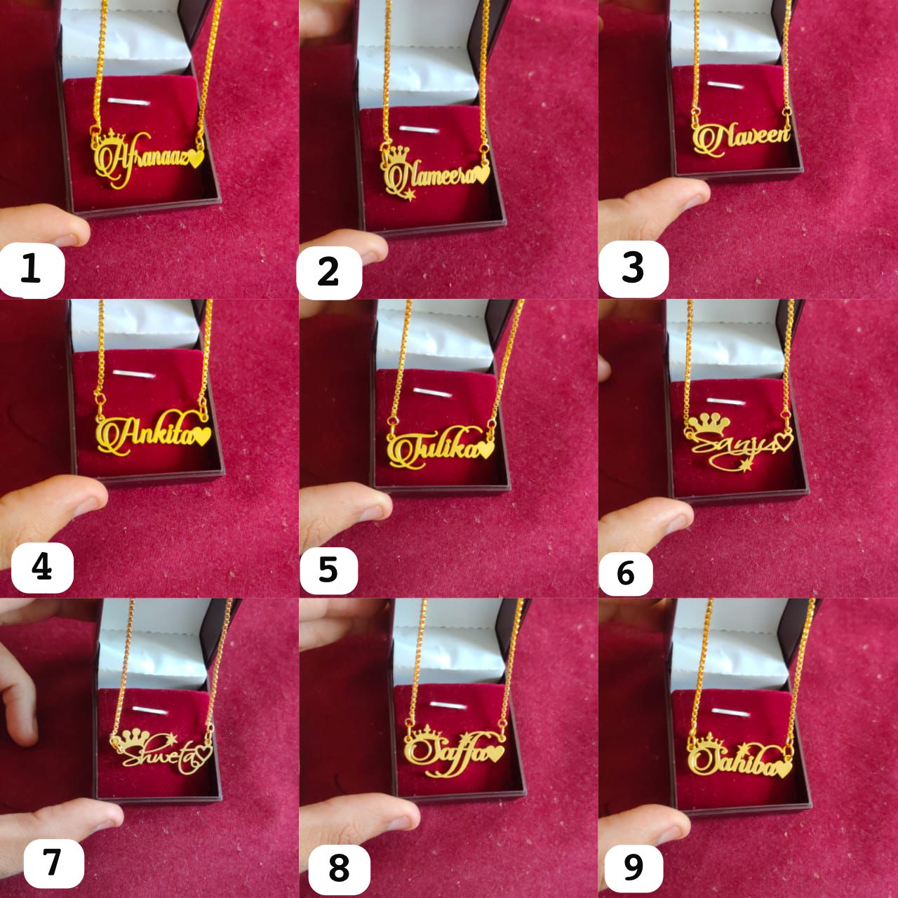 Customised Name Pendant