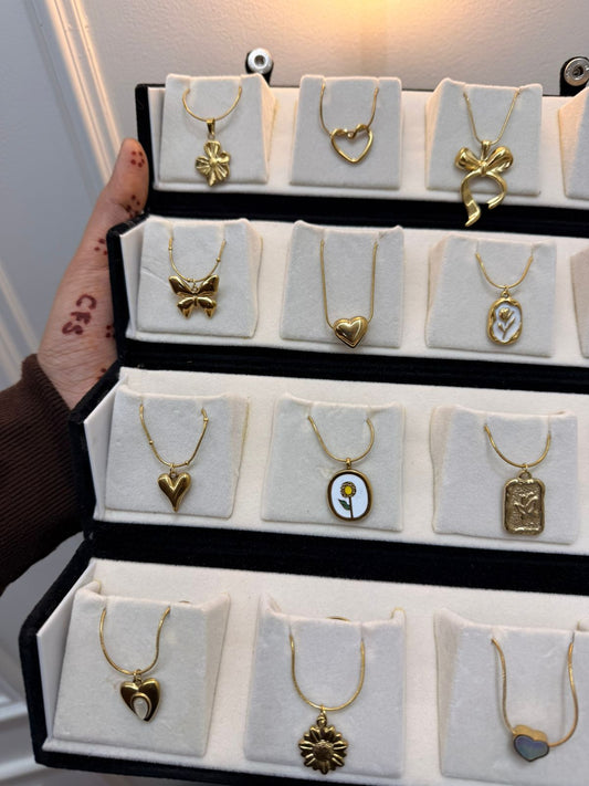 16 Anti Tarnish Pendants with Box