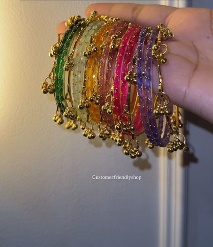 Mix Colored Raindrop Bangles